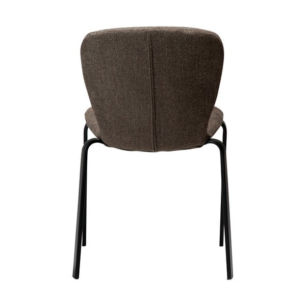 Hnědá čalouněná jídelní židle Heap – DAN-FORM Denmark-image-3