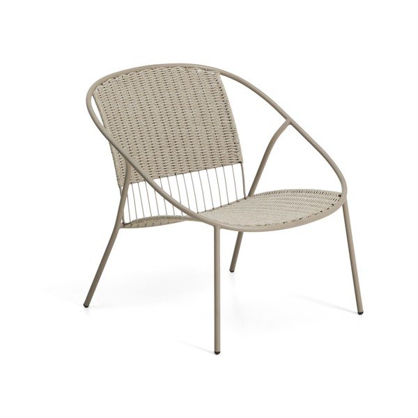 Taupe zahradní křeslo Atrani – Kave Home