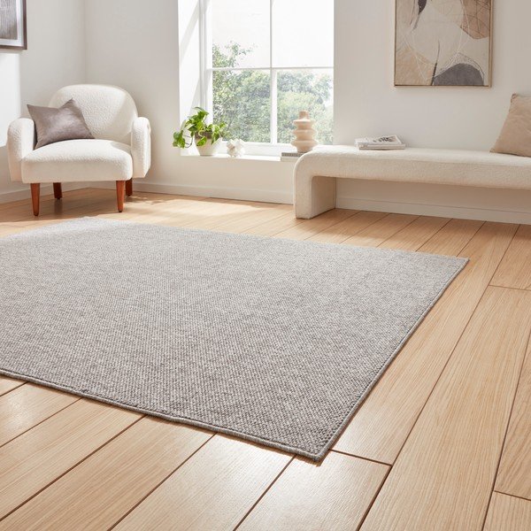 Šedý koberec 200x290 cm Boucle – Think Rugs-image-2