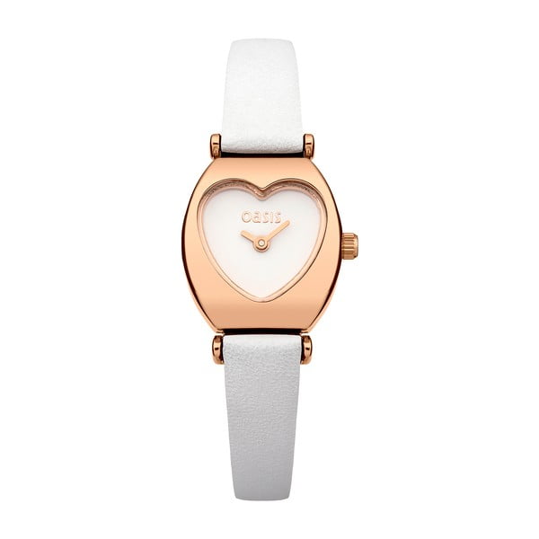 Bílé dámské hodinky Oasis Heart