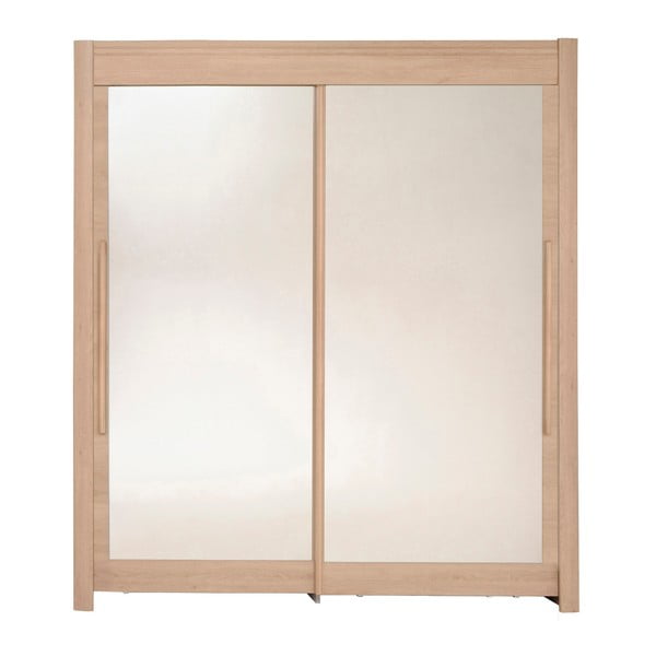 Šatní skříň v dekoru dubového dřeva s posuvnými dveřmi Parisot Adorlée, šířka 180 cm