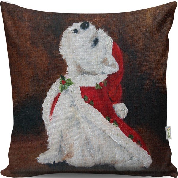 Polštář Christmas Dog, 43 x 43 cm