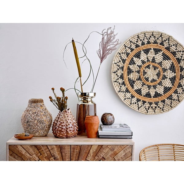 Hnědá kameninová váza Bloomingville Saifaldin, výška 19 cm-image-1