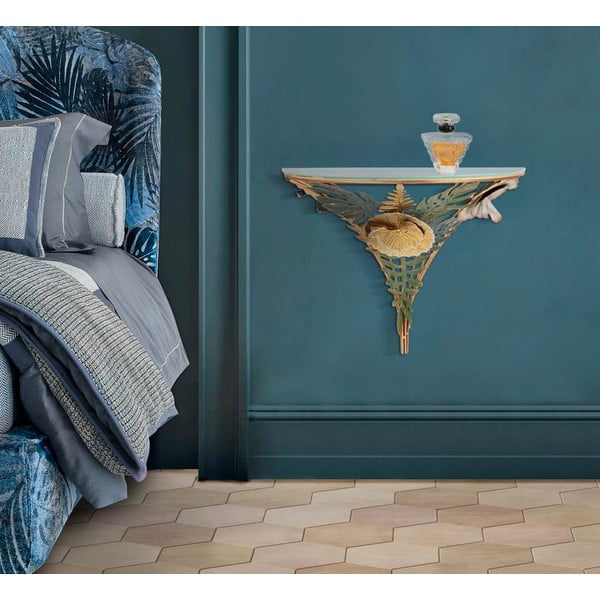 Noční stolek ve zlaté barvě Amaz – Mauro Ferretti-image-1