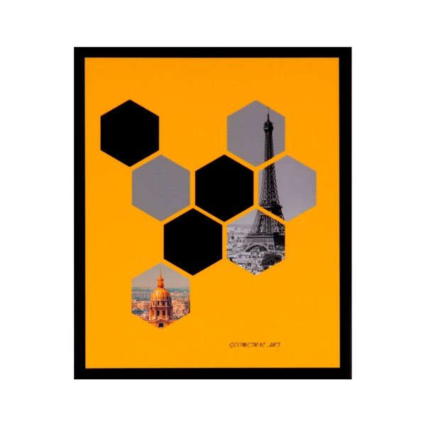 Obraz sømcasa Hexag, 25 x 30 cm
