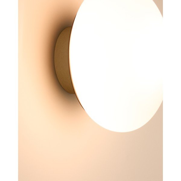 Bílé/černé nástěnné svítidlo ø 15 cm Bamila – Kave Home-image-3