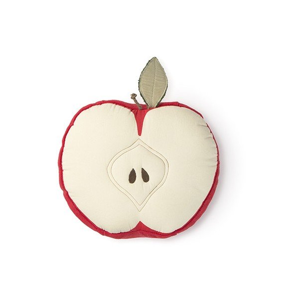 Bavlněný dětský polštářek ø 30 cm Apple – Lorena Canals