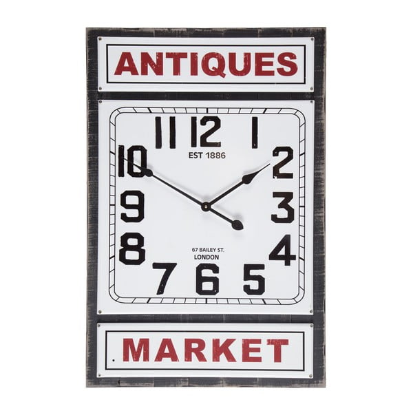 Nástěnné retro hodiny Novita Antiques Market 