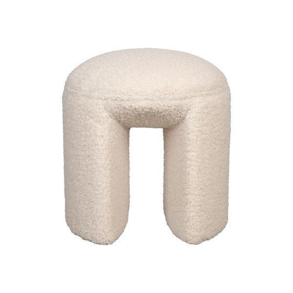 Krémová čalouněná stolička Noxx – White Label-image-2