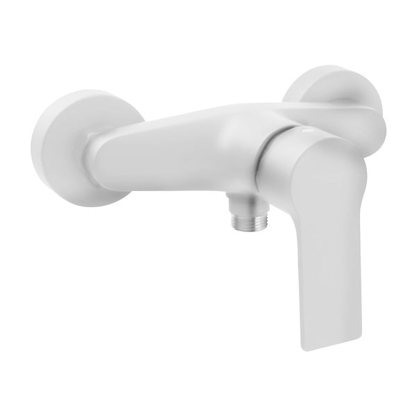 Bílá nástěnná sprchová baterie (1 výstup) Pax – Sapho