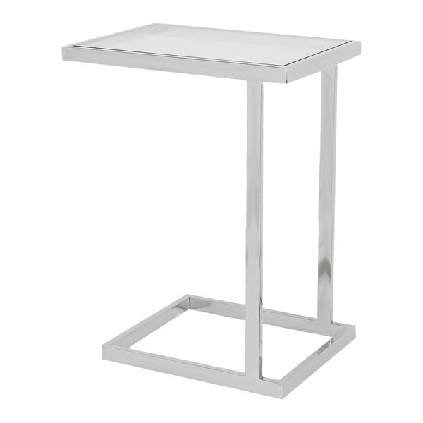 Odkládací stolek ve stříbrné barvě Artelore Stewart