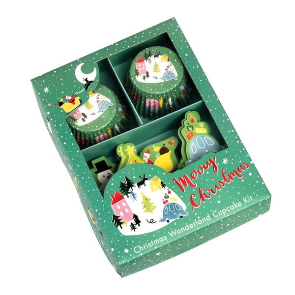 Set na pečení muffinů s vánočním motivem Rex London Wonderland-image-2