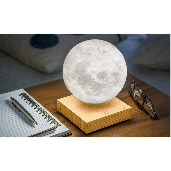 LED stolní lampa v přírodní barvě (výška 14 cm) Moon – Gingko-image-4