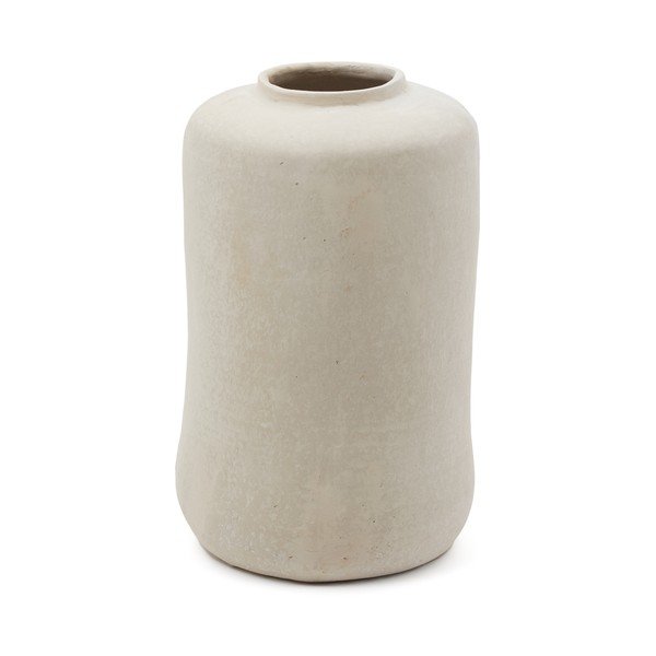 Krémová vysoká váza z papírmaše (výška 55 cm) Serina – Kave Home
