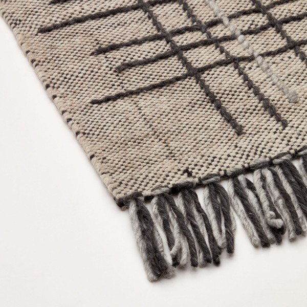 Světle hnědý vlněný koberec 160x230 cm Eneo – Kave Home-image-1