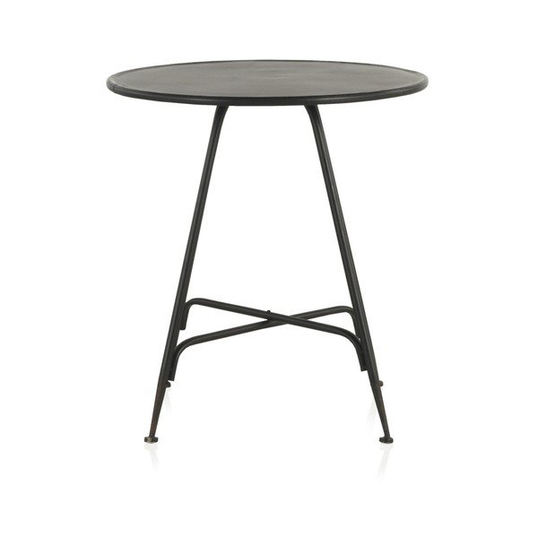Černý kovový barový stolek Geese Industrial Style, výška 75 cm-image-3