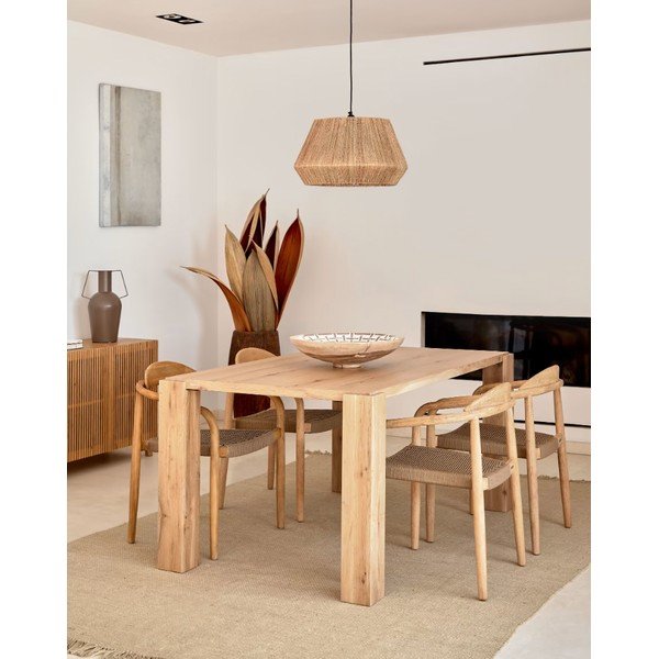 Stínidlo v přírodní barvě ø 50 cm Crismilda – Kave Home-image-1