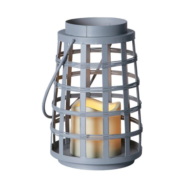 Šedá LED lucerna Best Season Petula-image-1