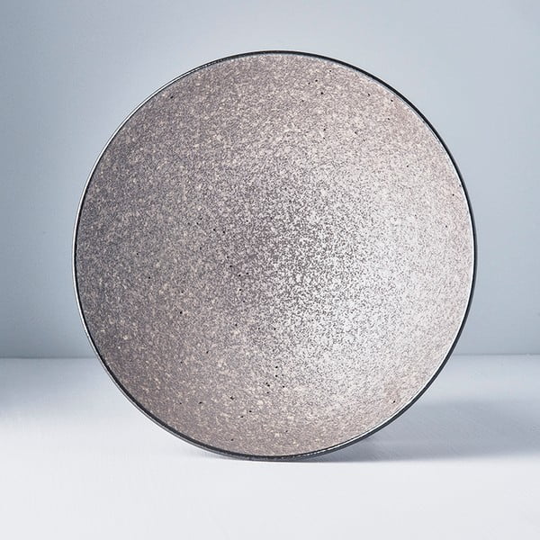 Béžová keramická vysoká miska na polévku MIJ Earth, ø 24 cm-image-1