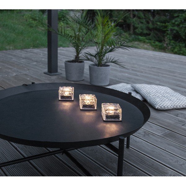 Venkovní solární LED svíčky v sadě 3 ks (výška 5,5 cm) Icecube – Star Trading-image-1