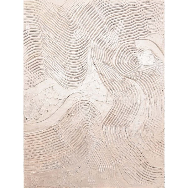 Ručně malovaný obraz 88x118 cm Metallic Rose – Malerifabrikken