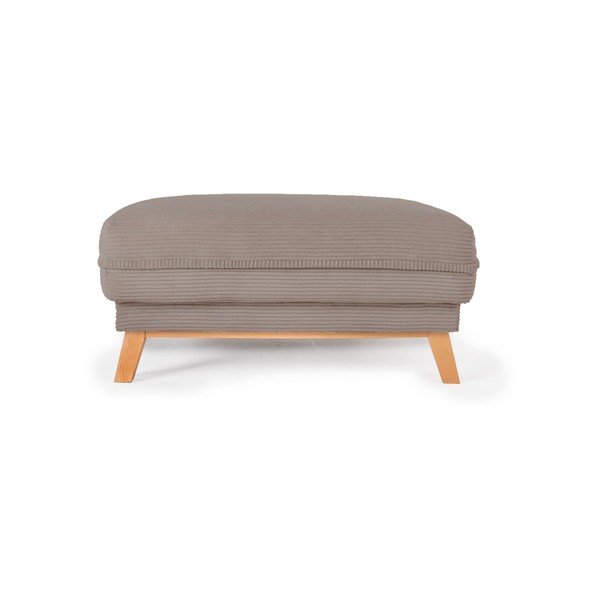 Taupe manšestrová podnožka Tori – Bonami Selection
