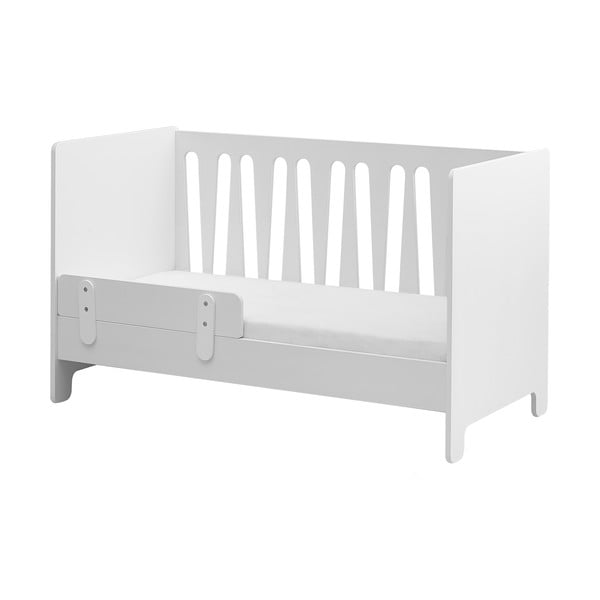 Bílá variabilní dětská postýlka Pinio Moon, 70 x 140 cm-image-3