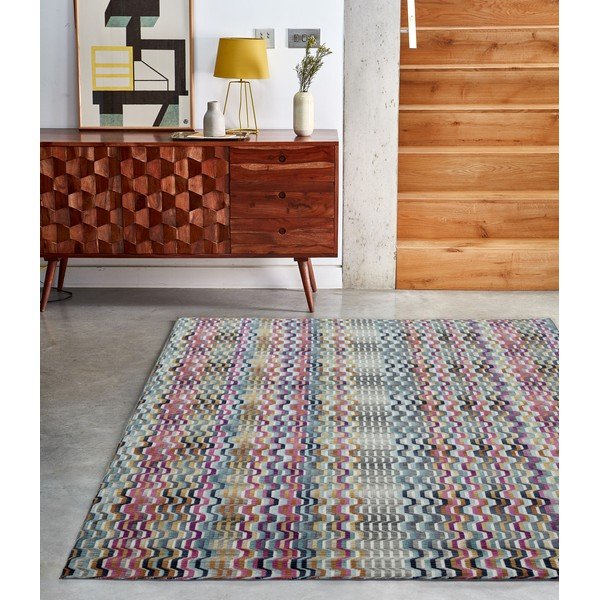 Barevný koberec Asiatic Carpets Wave Multi, 120 x 170 cm-image-3