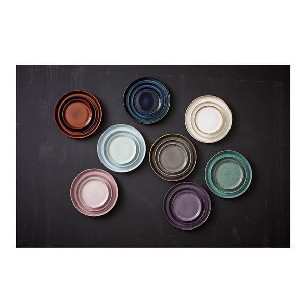 Zelený/černý dezertní  talíř z kameniny ø 17 cm Gastro Green/Black – Bitz-image-4