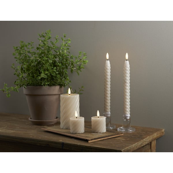 LED svíčka (výška 15 cm) Flamme Swirl – Star Trading-image-4