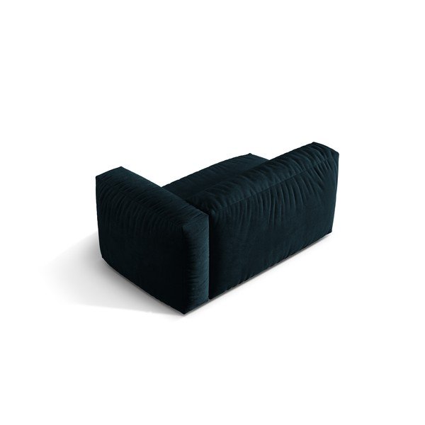 Tmavě modrý sametový modul pohovky (pravý roh) Martina – Micadoni -image-2