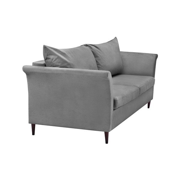 Světle šedá rozkládací pohovka s úložným prostorem Mazzini Sofas Pivoine-image-3