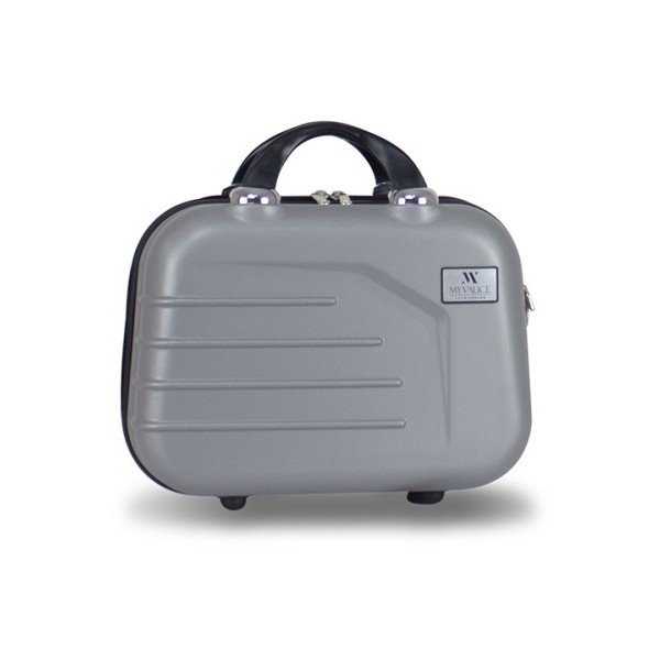 Šedý dámský příruční cestovní kufřík My Valice PREMIUM Make Up & Hand Suitcase