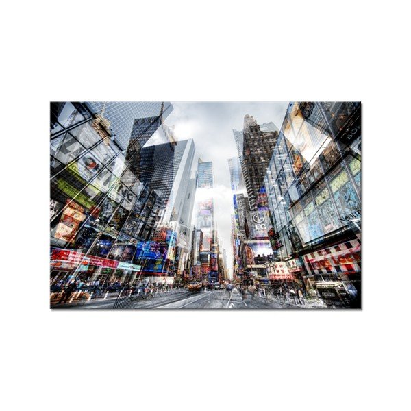 Obraz Styler Glas Crown Time Square, 80 x 120 cm