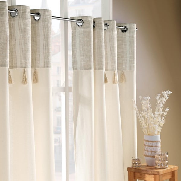 Závěs v přírodní barvě 140x240 cm Island – douceur d'intérieur-image-3