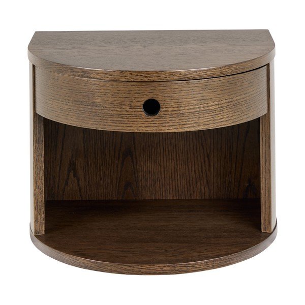 Noční stolek v dekoru dubu v tmavě přírodní barvě Paron – Actona