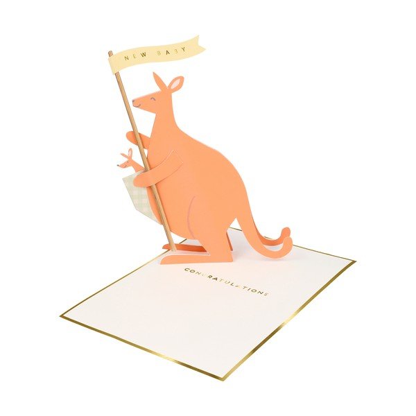 Přání Baby Kangaroo – Meri Meri