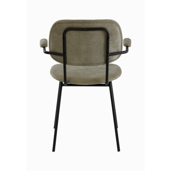 Béžová sametová jídelní židle Emma – Light & Living-image-4