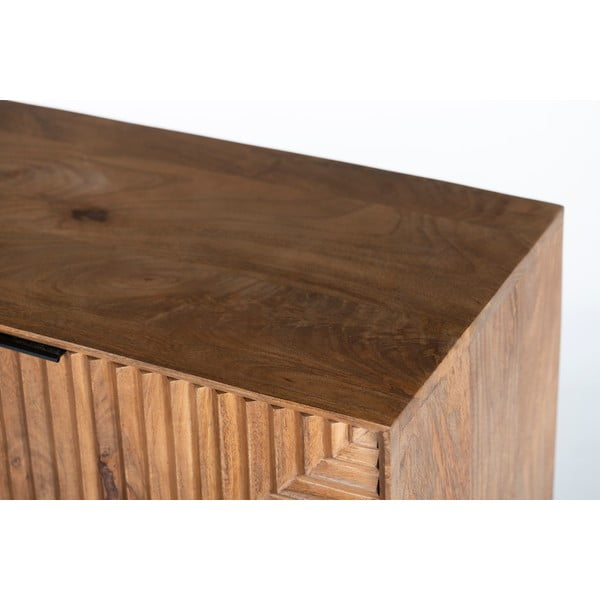 TV stolek z mangového dřeva v přírodní barvě 160x58x40 cm Nereida – MOME-image-1