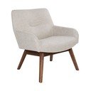 Pískově hnědá křeslo z ořechového dřeva House Nordic London