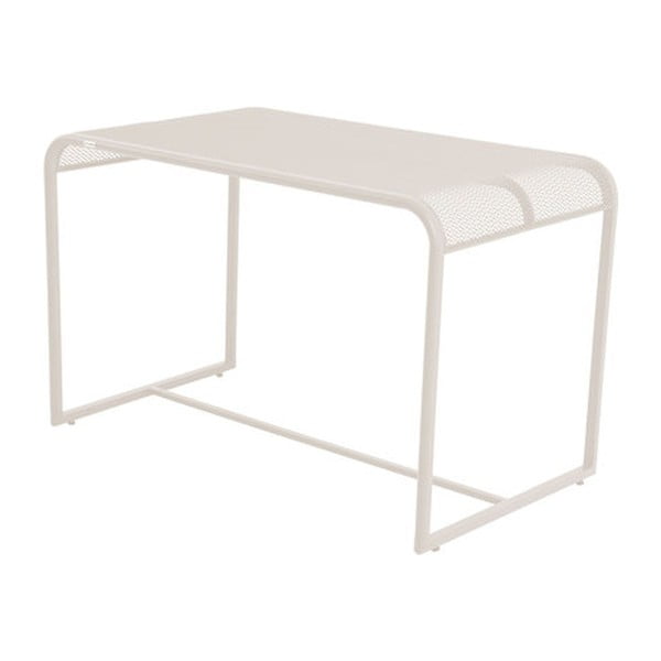 Světle béžový kovový balkónový stolek ADDU MWH, 63 x 110 cm