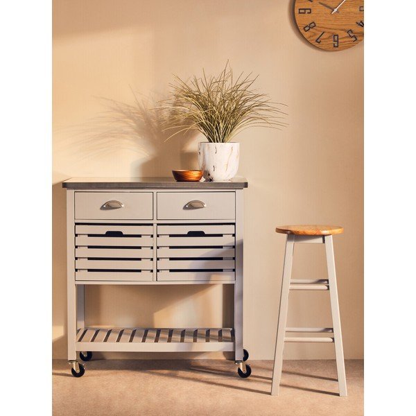 Servírovací stolek na kolečkách 46x86 cm Frankfurt – Premier Housewares-image-2