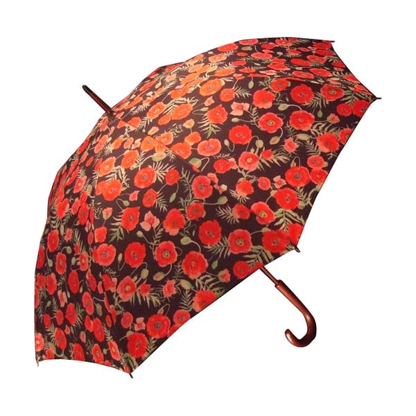 Deštník Blooms of London Poppy Traditional