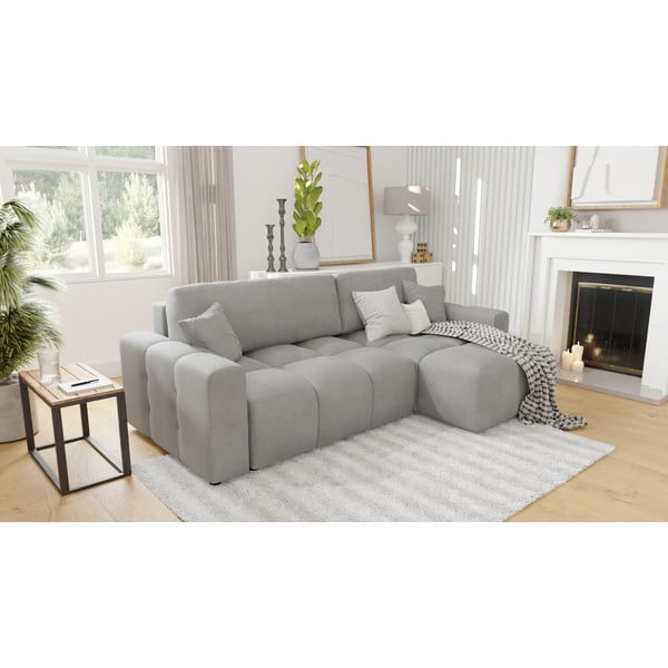 Světle šedá rohová pohovka (variabilní) Luki – Ropez-image-3