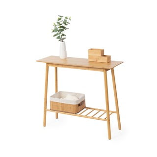 Konzolový stolek v přírodní barvě 30x90 cm – Compactor