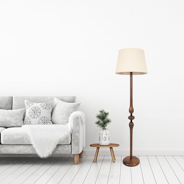 Stojací lampa z habrového dřeva Mayıs-image-1