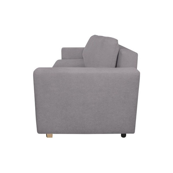 Světle šedá trojmístná rozkládací pohovka Kooko Home Soul-image-2