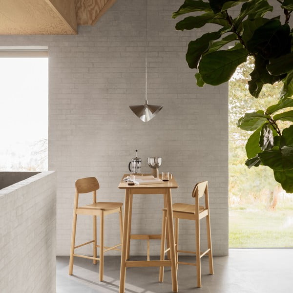 Barová židle v přírodní barvě (výška sedáku 74 cm) Barlow – Actona-image-1