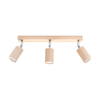 Dřevěné stropní svítidlo Nice Lamps Ludwik, délka 45 cm