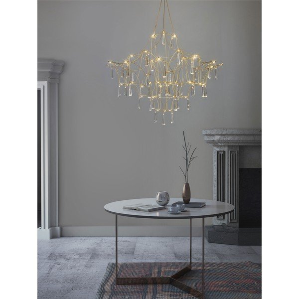 Kovové LED závěsné svítidlo ve zlaté barvě ø 80 cm Goro – Nova Luce-image-2